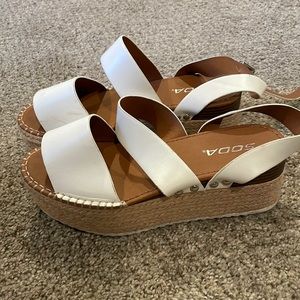 White wedges/platforms